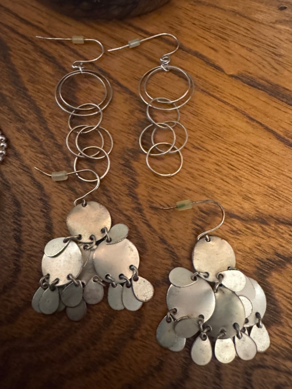 Blue and Silver Pendant Necklace Set with earrings, rings & bracelet - Picture 6 of 13